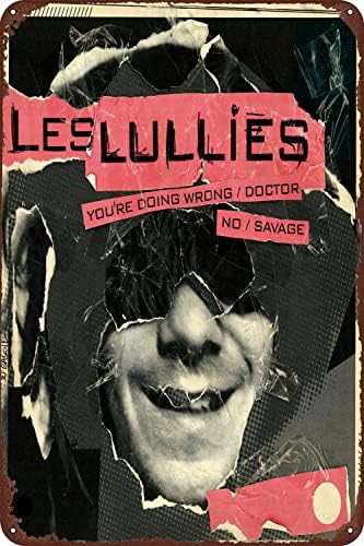 Les Lullies EP Les Lullies 12x8 Inch, Fém Jelek, Zenei Album - Rock a Falak Zenei Album Művészet, a Zene