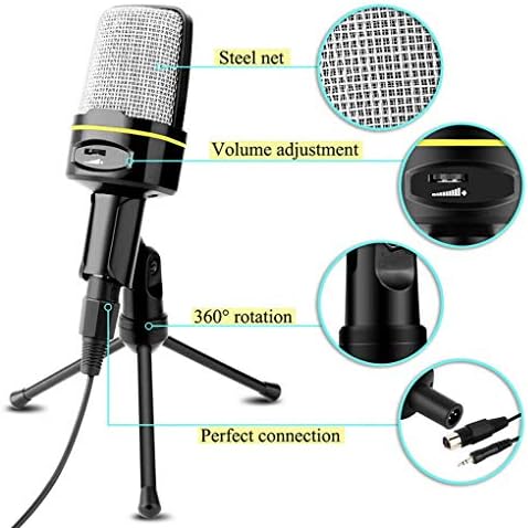 mikrofon Asztali Vezetékes Mikrofon Laptop Számítógép Állítható Állvány Mikrofon Online Csevegés Élő Streaming