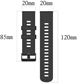 PURYN 22 20mm Puha Szilikon Pánt 20mm 22mm Univerzális Csere Zenekar Watchband