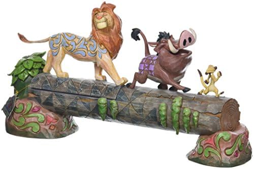 Enesco Jim Shore Disney Hagyományok Az Oroszlán Király Szimba, Timon, s Pumba Kő Gyanta Figura, 7.5, Többszínű