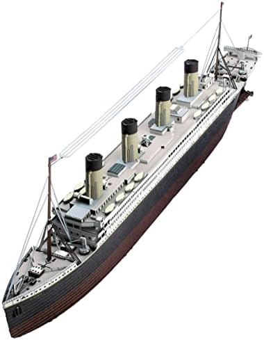 Fém Föld Fascinations Prémium Sorozat RMS Titanic Hajó 3D-s, Fém Modell Kit Csomag Csipesz