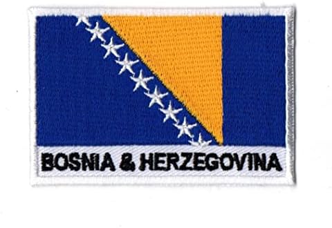 Először Semmit Bosznia & Hercegovina Zászló Javítás Vas A Kis Hímzett a Kalap, Ing, Kabát, Ruházat, Hátizsákok,
