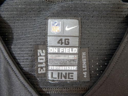 2013 Pittsburgh Steelers 54 Játék Kibocsátott Fekete Jersey 46 DP21347 - Aláíratlan NFL Játék Használt