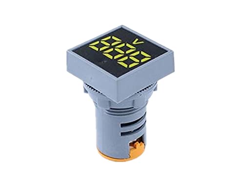 KQOO 22mm Mini Digitális Voltmérő Tér AC 20-500V Voltos Feszültség Teszter Méter Power LED Kijelző Kijelző