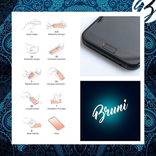 Bruni képernyővédő fólia Kompatibilis Garmin DriveSmart 86 Védő Fólia, Crystal Clear Védő Fólia (2X)
