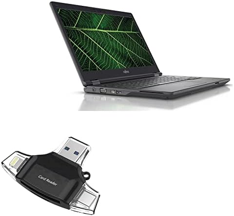 BoxWave Smart Modul Kompatibilis a Fujitsu LifeBook E5411 - AllReader SD Kártya Olvasó, microSD Kártya
