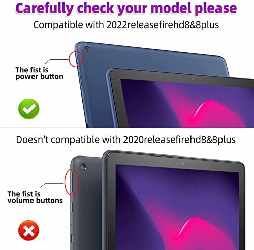 ROISKIN a Tűz HD 8 Tablet & HD 8 Plusz Esetben 2022 Kiadás 12 Generáció a Kitámasztó [ Gyerekekkel Barátságos