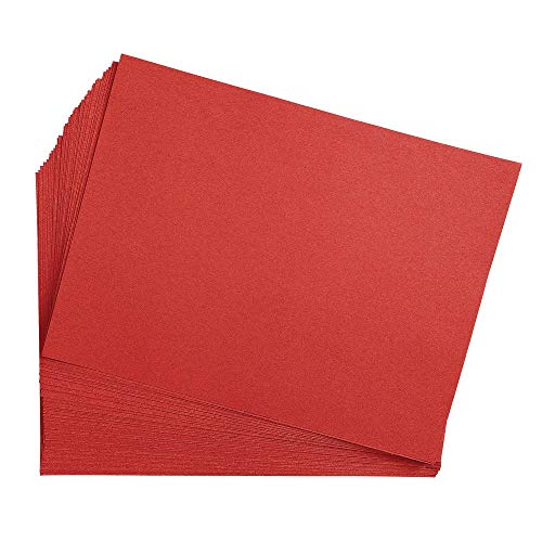 Colorations Építési Papír,Piros,9 cm x 12 cm,50 Lap, Nehézsúlyú Építési Papír,Kézműves,Művészeti,a Gyerekek
