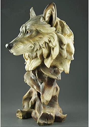 ZAMTAC Farkas Dekoráció utánozza a Fafaragás Kreatív Lakberendezés Nyitó Ajándék, Ajándéktárgy, Farkas