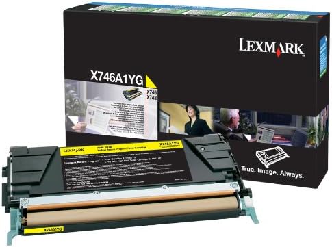 Lexmark X746A1YG X746 X748 Toner Patron (Sárga) a Kiskereskedelmi Csomagolás