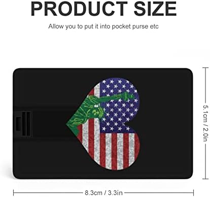 USA Zászló, Szobor, USB 2.0 Flash-Meghajtók Memory Stick Hitelkártya Forma