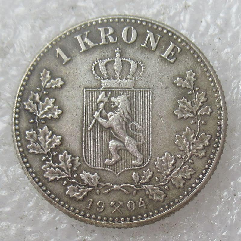 Norvégia 1 korona 1877-1904 7 Külföldi Példányban Emlékérme