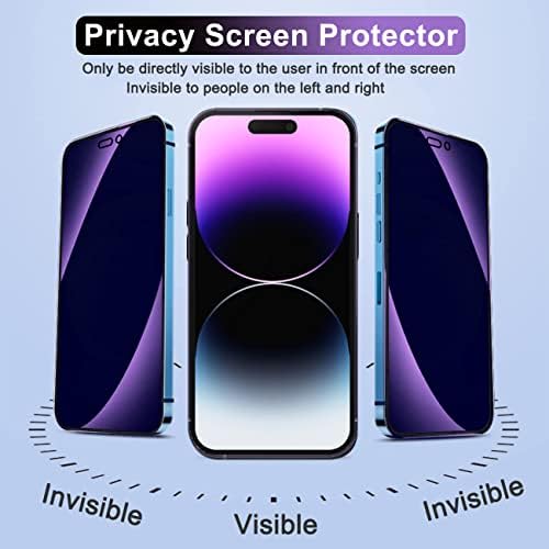 Westillux 2 CSOMAG Kompatibilis az iPhone 14 Pro Privacy screen protector anti Kék fény a szem védelme