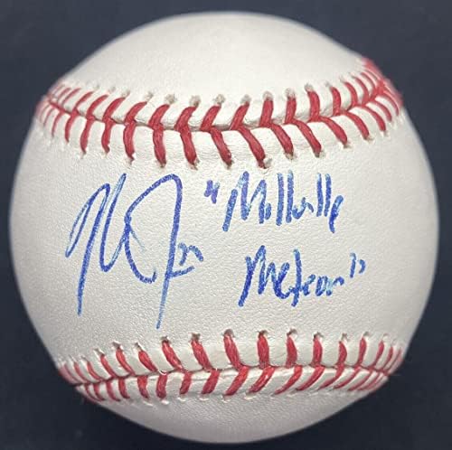 Mike Pisztráng Millville Meteor Aláírt az ÚJONC ALÁÍRÁS Baseball, MLB Holo - Dedikált Baseball