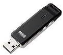 A Sanwa Ellátási UFD-RS1GLBK USB 2.0 Flash Disk, Fekete