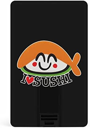 Love Sushi Hitelkártya USB Flash Személyre szabott Memory Stick Kulcsot Tároló Meghajtó 32G