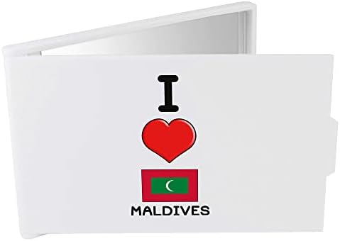Azeeda 'Szeretem a Maldív-szigetek Kompakt/Utazás/Pocket Smink Tükör (CM00032846)