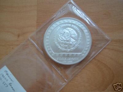 Mexikó 10000 Peso 1992, 5 oz, mint tiszta ezüst, kedves!