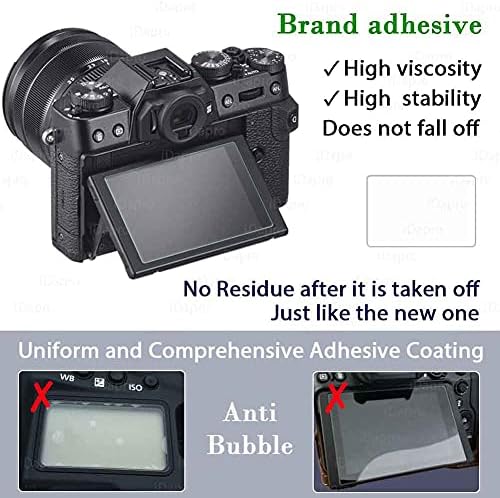 iDaPro Képernyő Védő Nikon Z8 Z 8 Z9 Z 9 + Felső Képernyő [2+2 Csomag] Edzett Üveg Egyszerű Telepítés