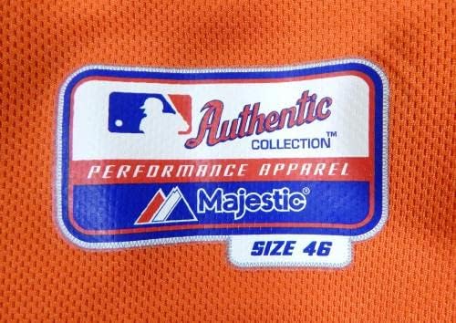 2013-19 Houston Astros 64 Játék Használt Narancssárga Mez Névleges Eltávolított 46 DP25534 - Játék Használt