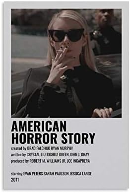 WUQIU Film Poszter American Horror Story，Plakátok Szoba Esztétikai Poszter Díszítő Festés Vászon Wall