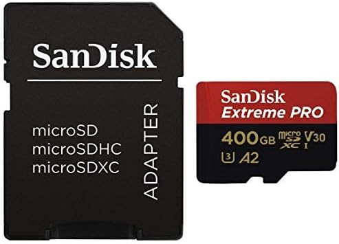 SanDisk 400GB Micro SDXC Memory Card Extreme Pro Működik GoPro Hero 8 Fekete, Max 360 Action Cam U3 V30