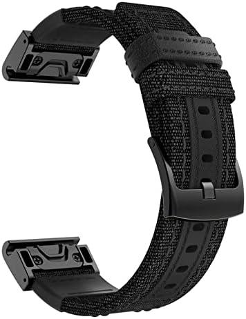 KGDHB 26 22mm Vászon Zenekar Watchband Szíj, A Garmin Fenix 5 5X Plusz 6 6X 6S Pro 935 3HR Okos Karkötő