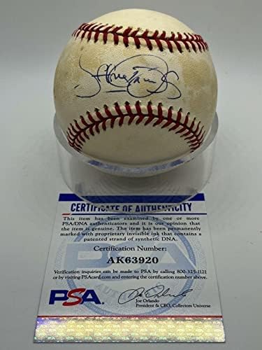 Jeffrey Hammonds Orioles Vörösök Aláírt Autogramot Hivatalos OMLB Baseball PSA DNS - *0 - Dedikált Baseball