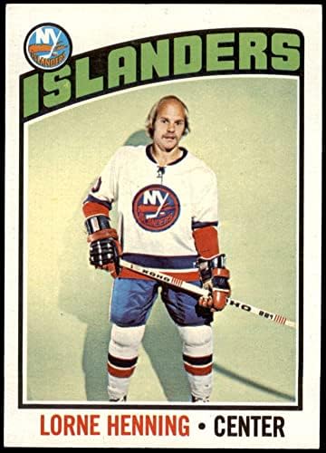 1976 Topps 193 Lorne Henning New York Islanders (Hoki-Kártya) NM Szigetlakók