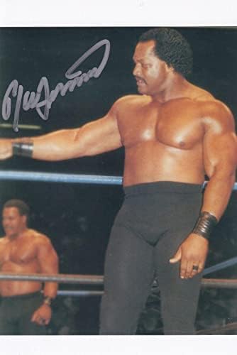 Ron Simmons Aláírt 4x6 Fénykép WWE Faarooq NWA WCW Kép Autogramot FSU Labdarúgó - Dedikált Főiskola Fotók