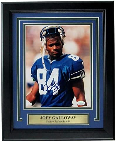 Joey Galloway Seattle Seahawks Aláírt/Auto 8x10 Fotó, Keretezett SZÖVETSÉG 163382 - Dedikált NFL-Fotók