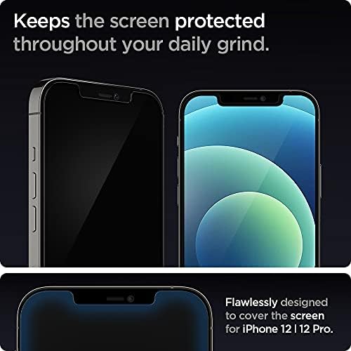 Spigen Edzett Üveg kijelző Védő fólia [GlasTR EZ FIT] tervezték iPhone 12 (2020) / iPhone 12 Pro (2020)