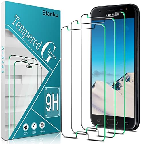 Slanku (3 Pack képernyővédő fólia Samsung Galaxy J3 2018, J3 Elérni, J3 Csillag, J3 V, J3 Pályán Edzett