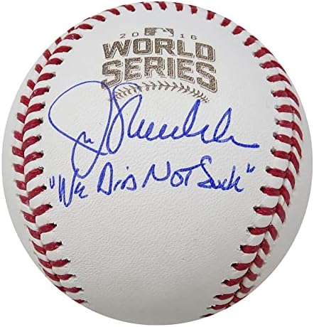 Joe Maddon Aláírt Rawlings -Os World Series Baseball w/Nem Szar - Dedikált Baseball