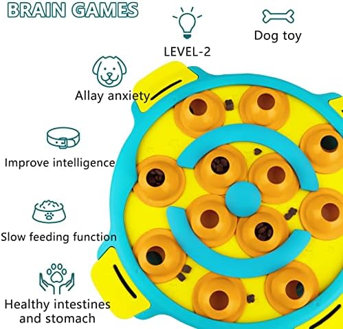 Alfheim Pet Puzzle Játékok IQ Játék Kezelni Golyó a Kutya Interaktív Kutya Játék Kezeli Lassú Evő Kutya