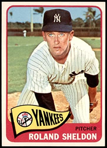 1965 Topps 254 Roland Sheldon New York Yankees (Baseball Kártya) NM/MT Yankees