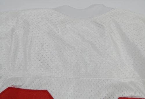 1995-ben a San Francisco 49ers Brent Jones 84 Játék Kiadott Fehér Jersey 50 DP34393 - Aláíratlan NFL