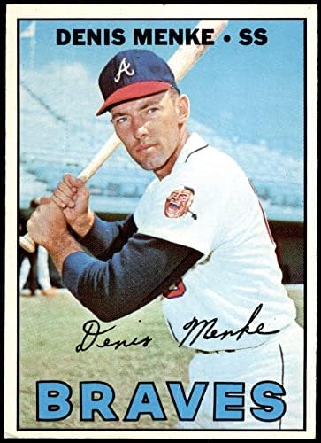 1967 Topps 518 Denis Menke Atlanta Braves (Baseball Kártya) EX/MT Bátrabbak