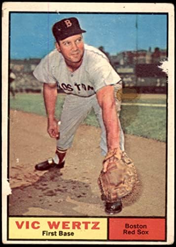 1961 Topps 340 Vic Wertz Boston Red Sox (Baseball Kártya) JÓ Red Sox