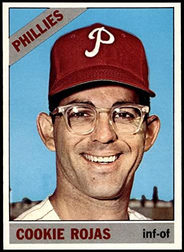 1966 Topps 170 Cookie Rojas Philadelphia Phillies (Baseball Kártya) NM/MT Phillies
