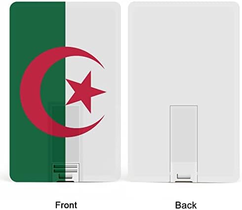 Zászló Algéria USB Flash Meghajtó Hitelkártya Design USB Flash Meghajtó Személyre szabott Memory Stick