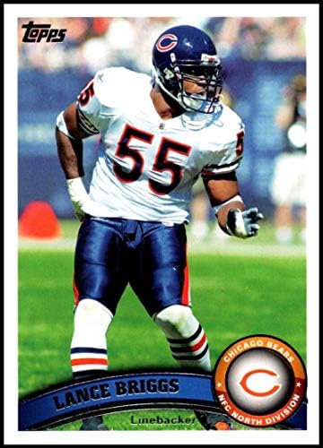 2011 Topps 5 Lance Briggs NM-MT Chicago Bears Hivatalos NFL Labdarúgó-Trading Card