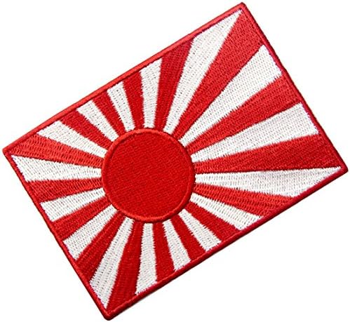 Japán Haditengerészet Lobogója Hímzett Felkelő Nap Jelkép Japán Kamikaze Vasalót Varrni Javítás