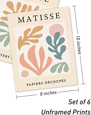 ARPEOTCY Matisse Fal Művészi Nyomatok, Henri Matisse Vonal Poszter Retro Art-Poszter, Absztrakt Mester