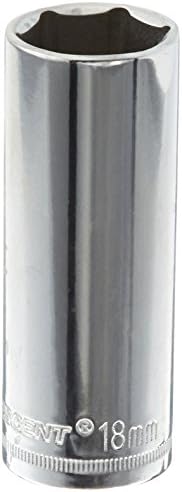 Félhold 3/8 - Meghajtó 6 Pont, Mély Metrikus Socket 18mm - CDDS48N