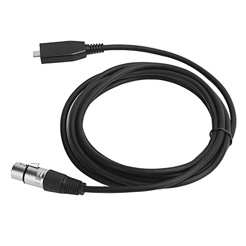 HEIMP Mikrofon Kábel, Típus-C-XLR Női Mikrofon Kábel USB-Csatlakozó Kábel 3M Plug and Play Free Meghajtó