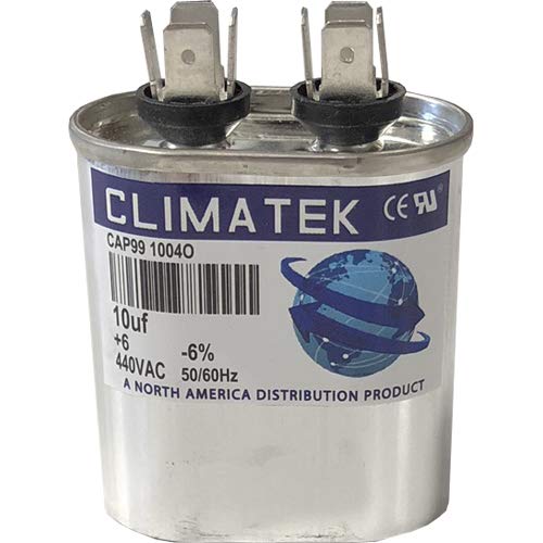 ClimaTek Ovális Kondenzátor - illik ICP 1171807 | 10 uf MFD 370/440 Volt VAC