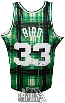 Larry Bird Dedikált Boston Celtics Mitchell pedig Ness-i Kosárlabda Jersey - BAS - Dedikált NBA Mezek