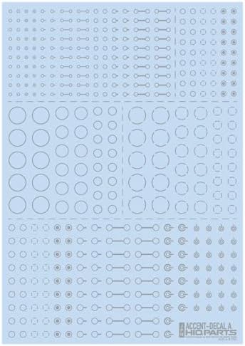 HiQ Alkatrészek Akcentussal Matrica Egy Világos Szürke (1 db) - Modell Épület, Eszközök, Tartozékok