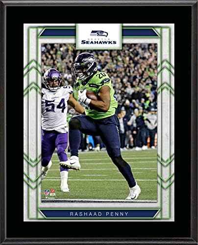 Rashaad Penny Seattle Seahawks 10.5 X 13 Szublimált Játékos Emléktábla - NFL Játékos Plakkok, valamint